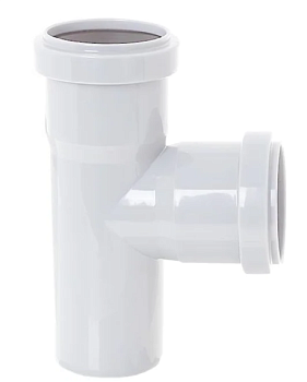 Тройник Ду50*50*90º бесшумный Sinikon